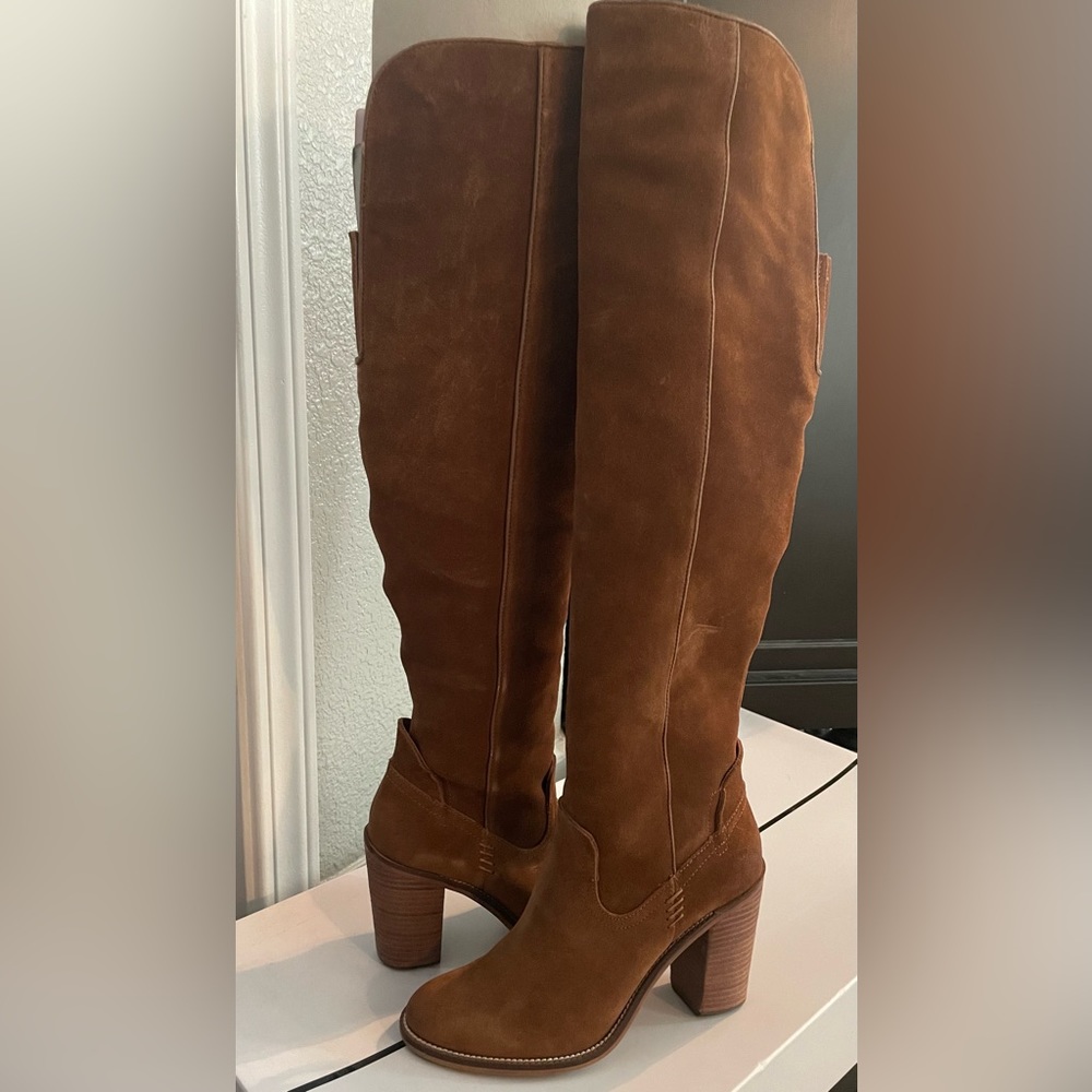 Dolce Vita ohanna saddle suede boots